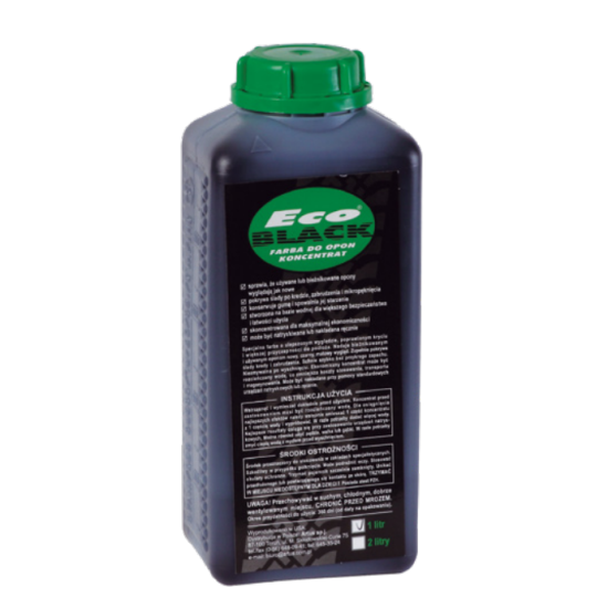 Χρώμα ελαστικών 1lt ECO BLACK