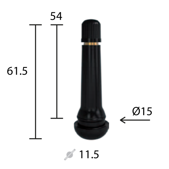 TR 418 Βαλβίδα πλαστική