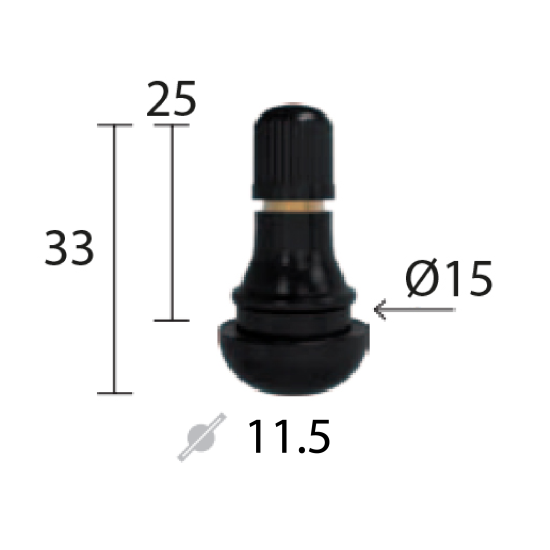 TR 412 Βαλβίδα πλαστική